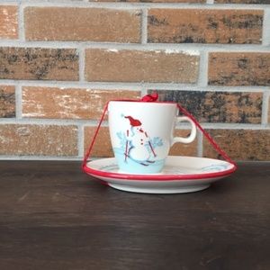 AC203 Starbucks Christmas  Cup & Cookie plate